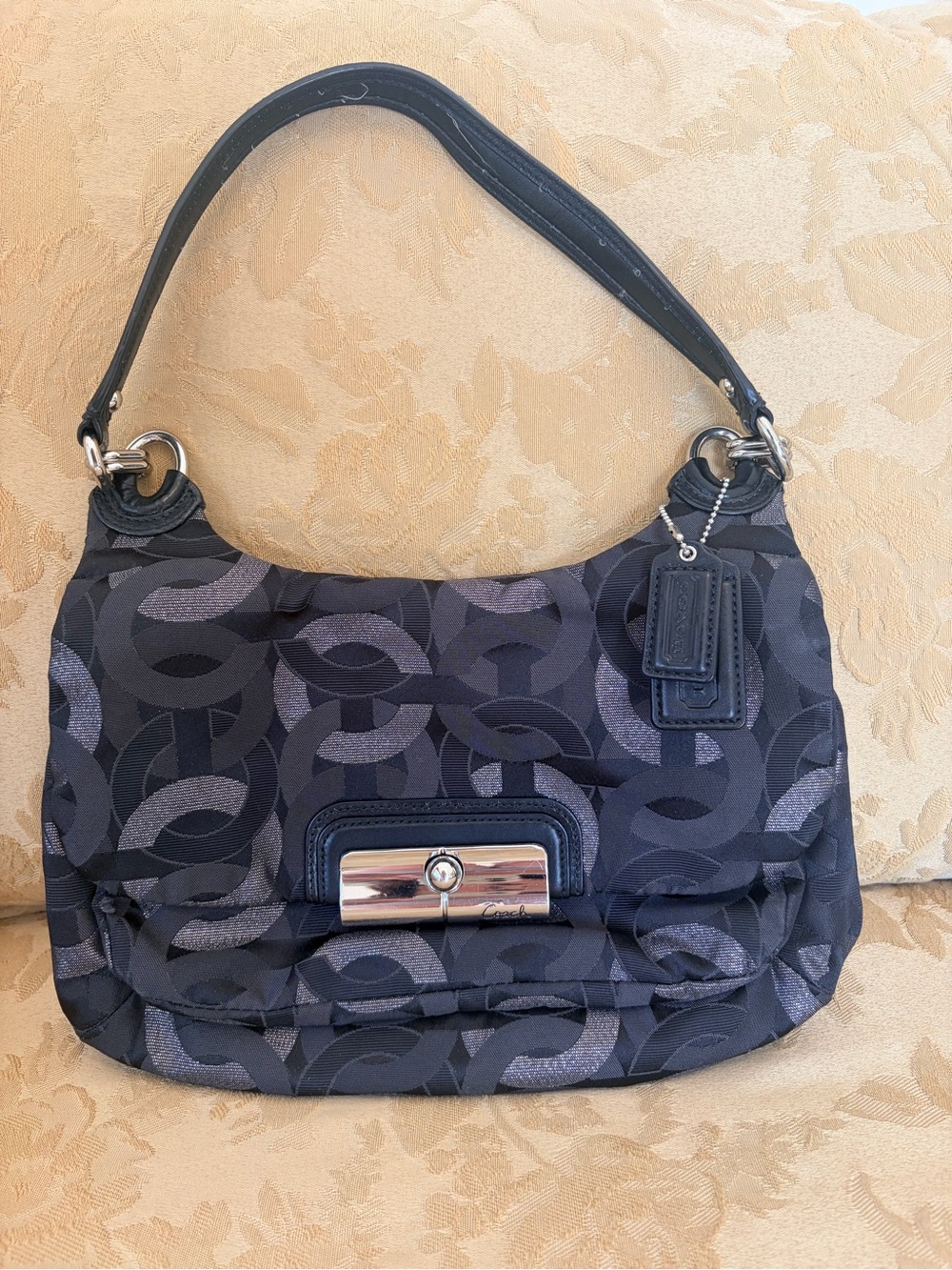 COACH Shoulder Bag with Silver-Tone Hardware